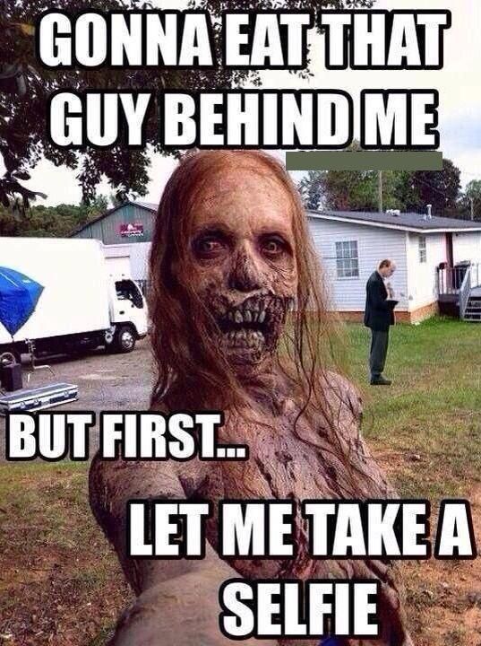 Let me take a selfie first