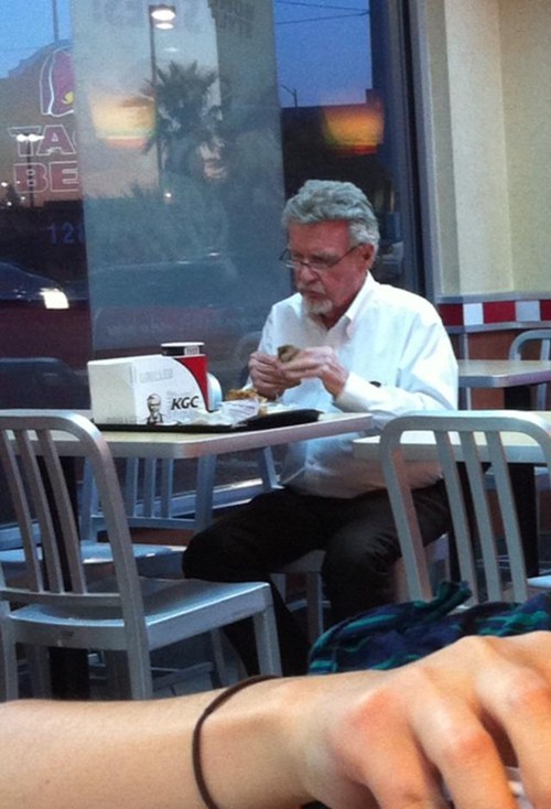 Hey Check Out We Get Him At KFC 