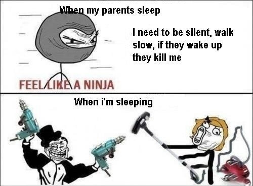 When I\'m Sleeping And When My Parents Sleep