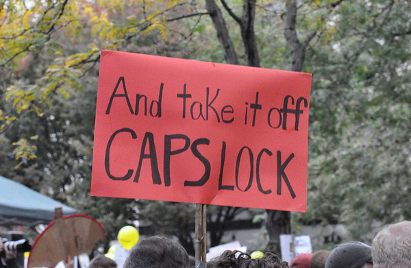 And Take It Off CAPS LOCK