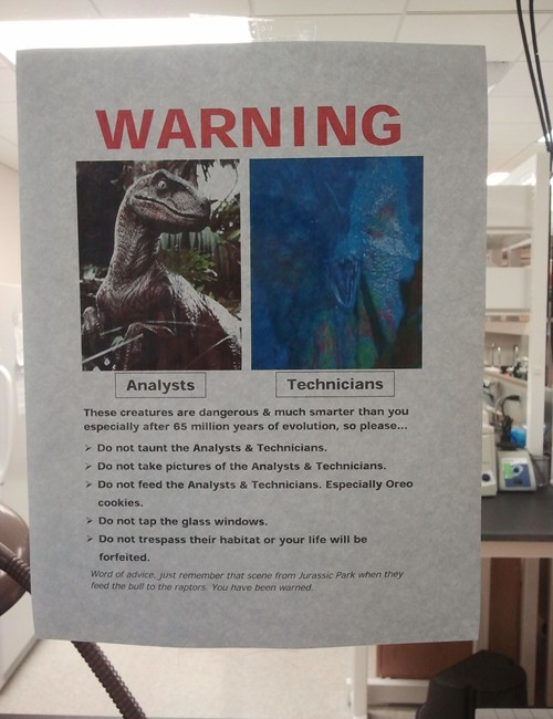 Warning For Analysts,Technicians