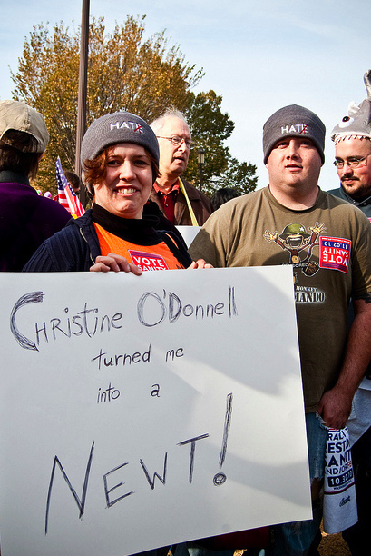 Christine O\'Donnell Turned Me Into A NEWT!