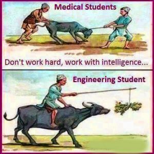 Medical student vs. engineering student