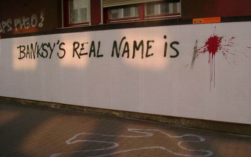 Banksys Real Name Is Graffiti Street Art