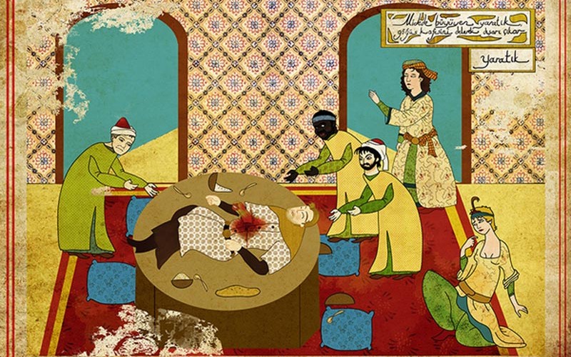 Alien Movie As Ottoman Motif