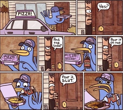 Trolling The Delivery Man