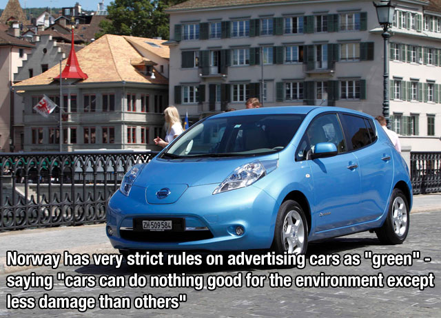 Norway Has Very Strict Rules On Advertising Cars 
