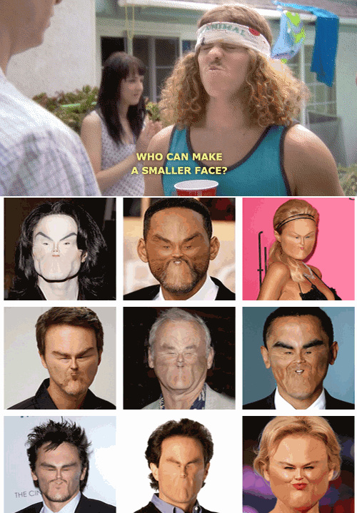 Who Can Make A Smaller Face