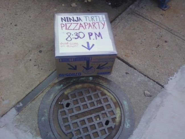 Ninja Turtle Pizza Party