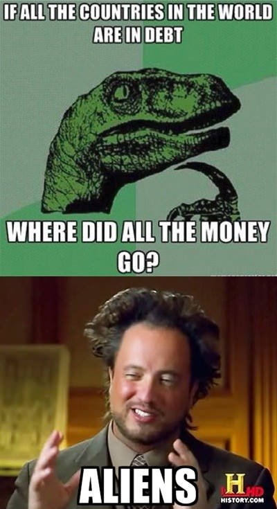 Aliens Took Out Money