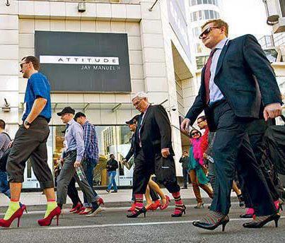 Toronto's Walk A Mile In Her Shoes Parade To End Violence 