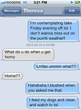 What Do You Do When You Get Horny