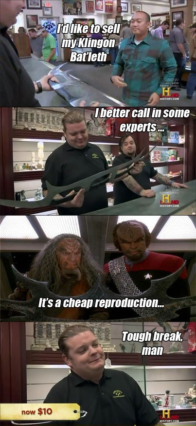 Comixed Pawn Star\'s Trek The Next Generation