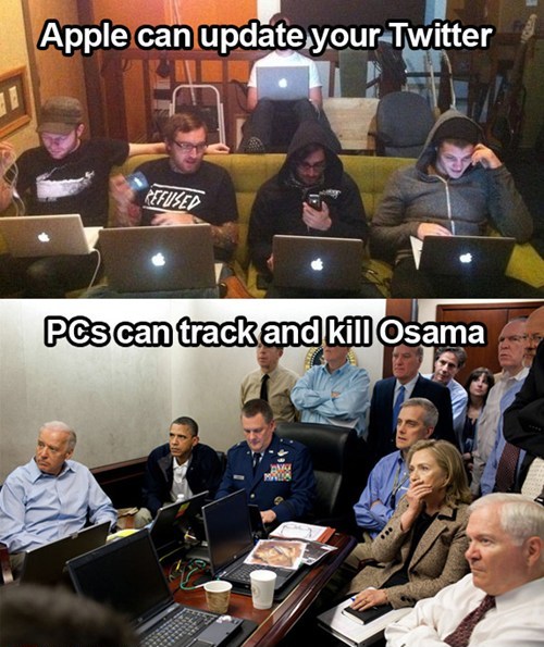 Apple Can Update Your Twitter PCs Can Track And Kill Osama