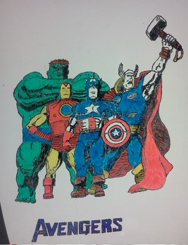 We Avengers Rocking Together