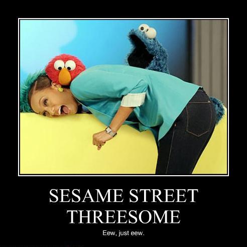 Sesame Street Threesome