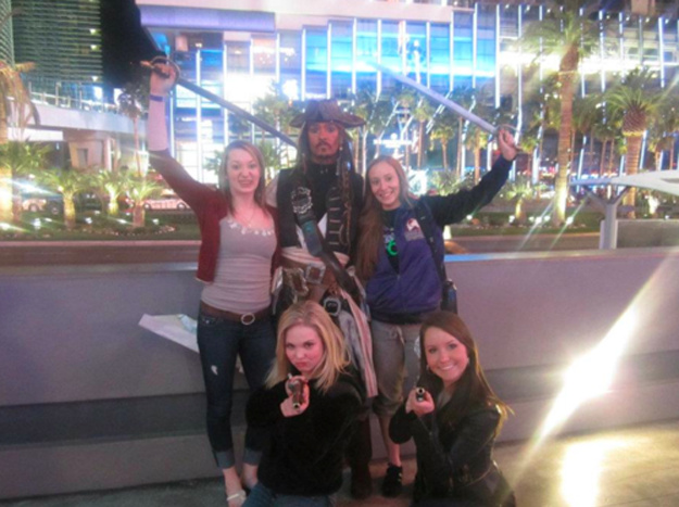 Hey We Caught Jack Sparrow In Vegas