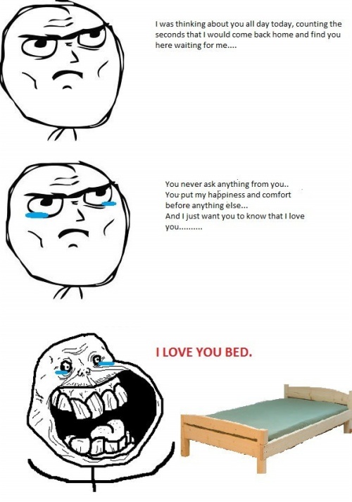I Love You Bed
