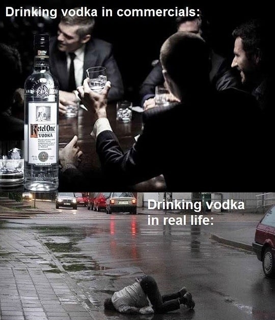 Drinking Vodka