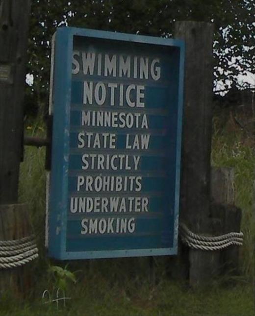 Swimming Notice