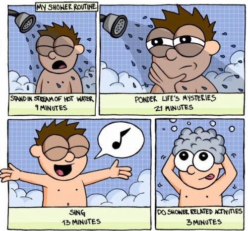 The Reason Why I Stay So Much Under Shower