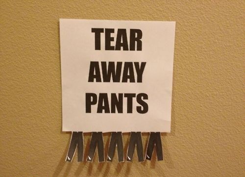 Tear Away Pants