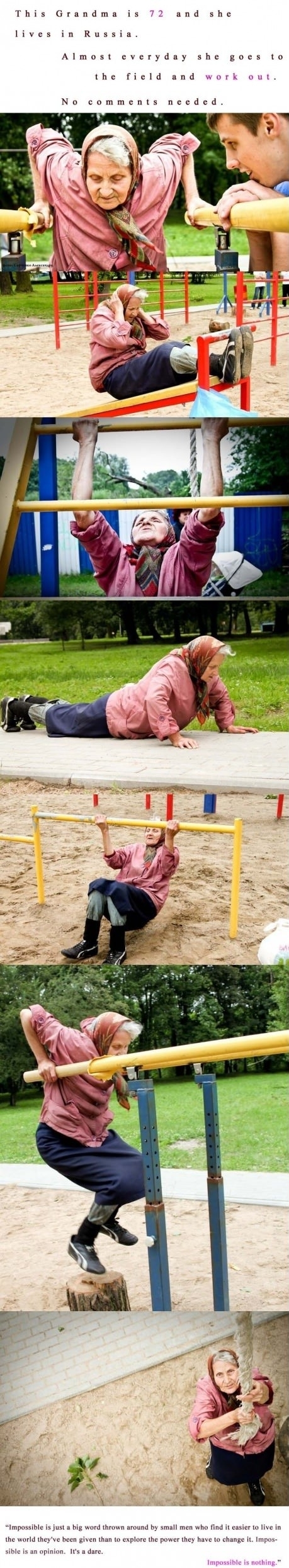 I Bet She Works Out Harder Than 99% Of Us