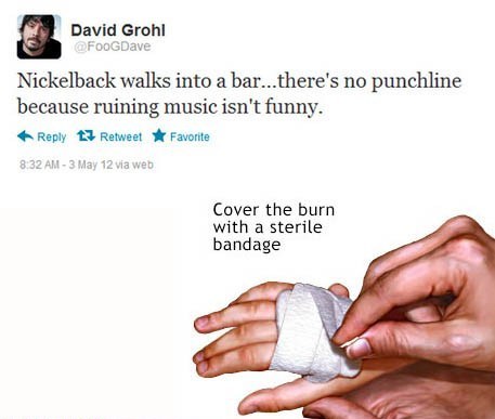 Cover The Burn With A Sterile Bandage