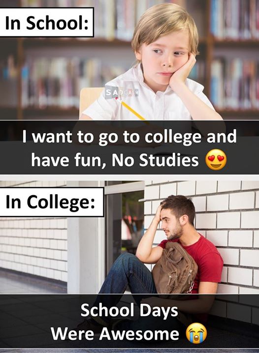School Days Vs College Days