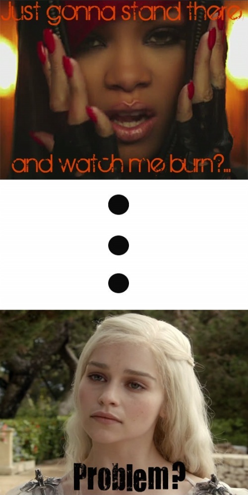 Rihanna Meets The Dragon Mother