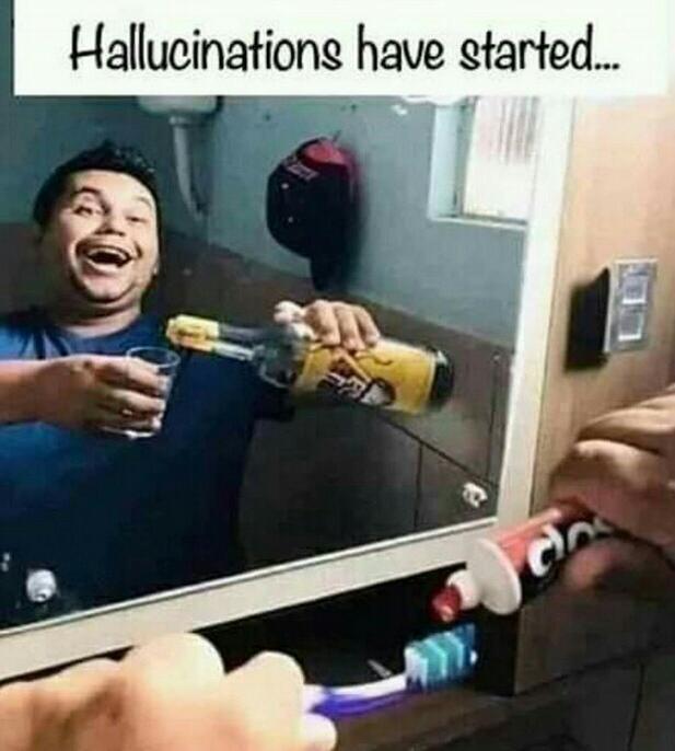 Hallucinations have Started in Lockdown 2020