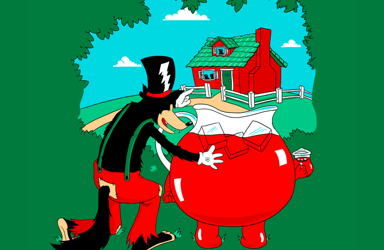 Big Bad Wolf And Kool Aid Man