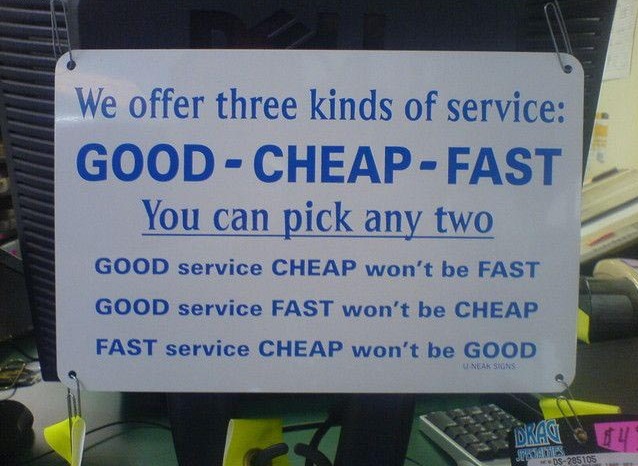 You Can Pick Any Two