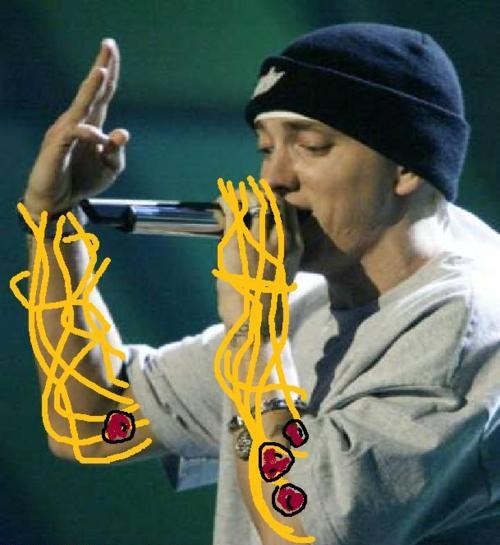 Eminem And His Spaghetti Rap