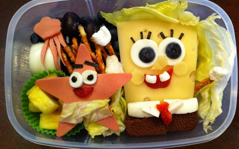 Mom Makes My Lunch Like Cartoon