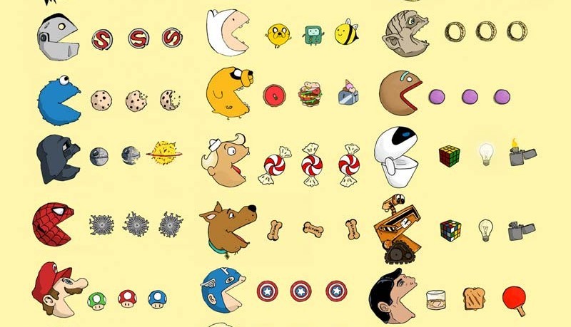 Pop Culture Pac Man Mods