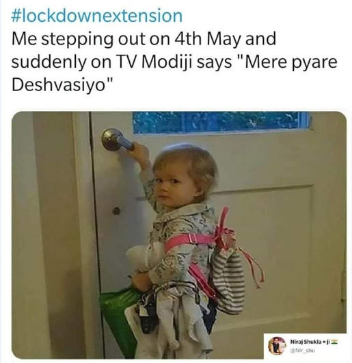 stepping out on 4th May 2020