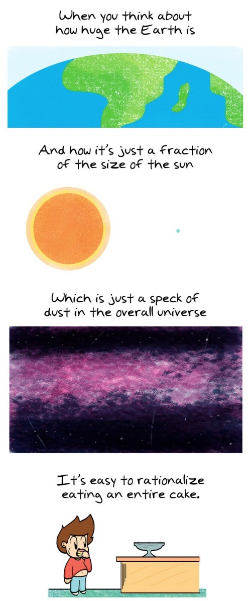 When You Think About How Huge The Earth Is