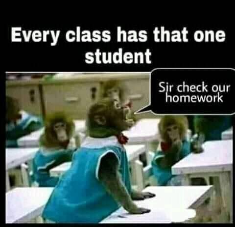 Every class has that student
