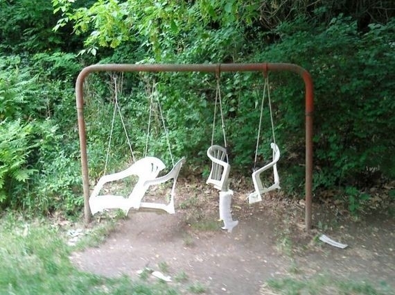 Redneck Swing Set
