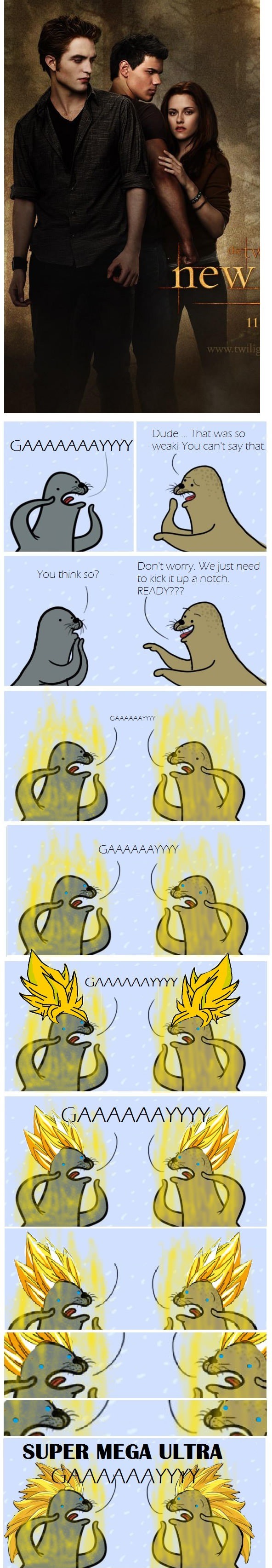 Ultra Gay Super Saiyan Twilight Seal