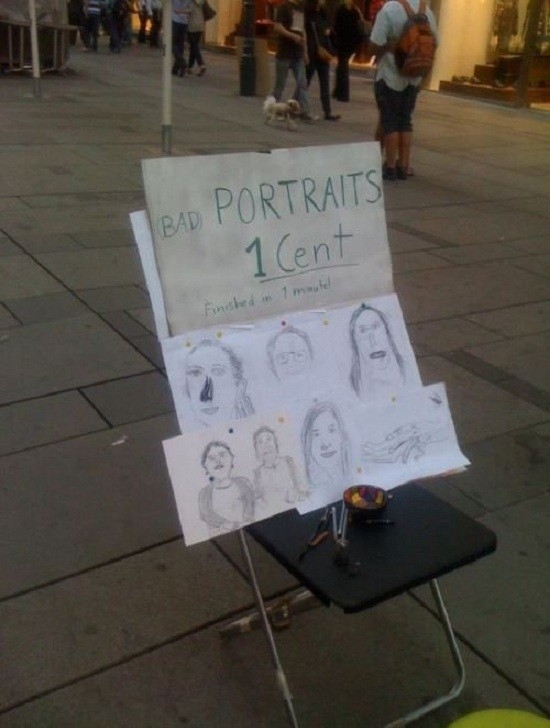 Bad Portraits 1 Cent