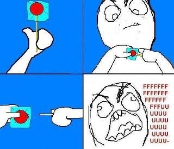 Trying To Open Up A Lollipop Wrapper