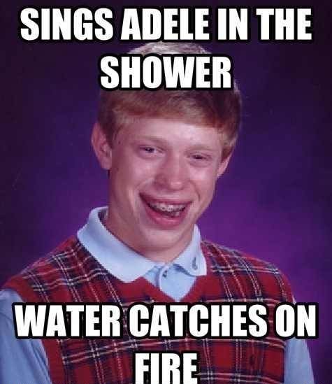 Sings Adele In The Shower