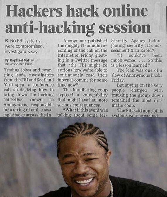 Yo Dawg I Heard You Like Hackers