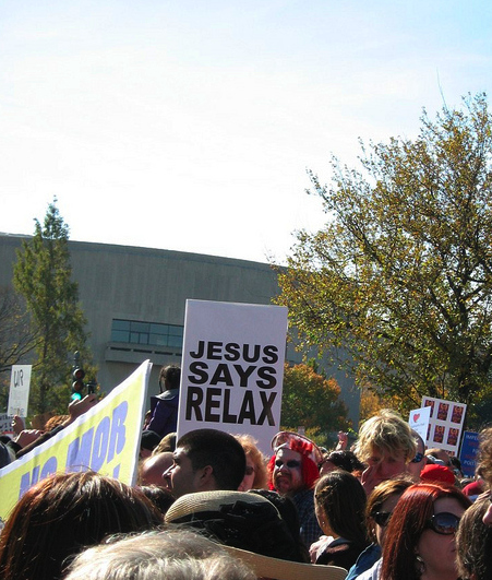Jesus Says Relax