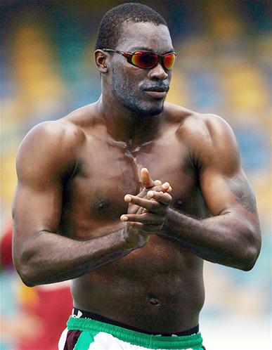 Chris Gayle With Cool New Look With Makeup