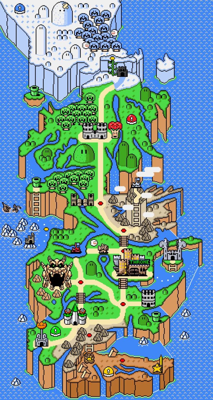 Super Mario World Game Of Thrones World