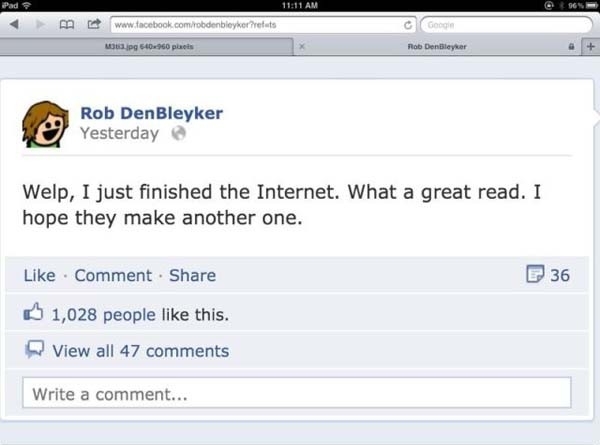 Rob DenBleyker Is A Pretty Funny Guy