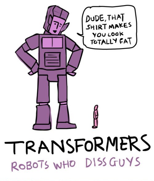 Dude That Shirt Makes You Look Totally Fat